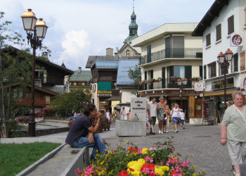 Люди в Межеве, Франция – фотографии Франции