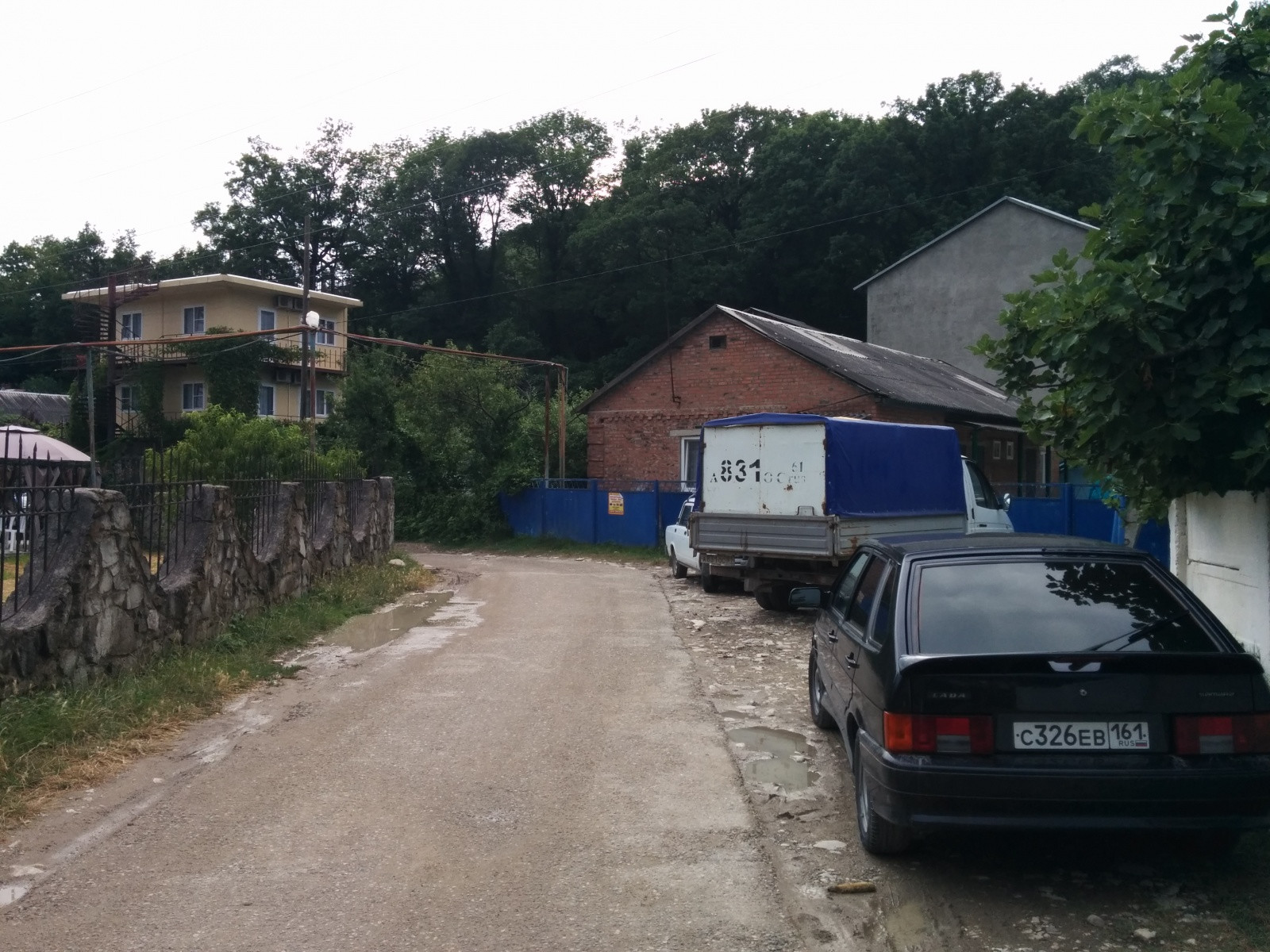 Дорожки в посёлке Дедеркой – фотографии России