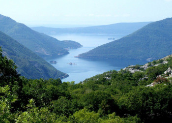 Панорамный вид в Которском заливе, Черногория. Фото 14 – фотографии Черногории