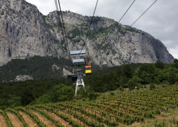 Канатная дорога Мисхор — Ай-Петри в Крыму, Россия – фотографии России