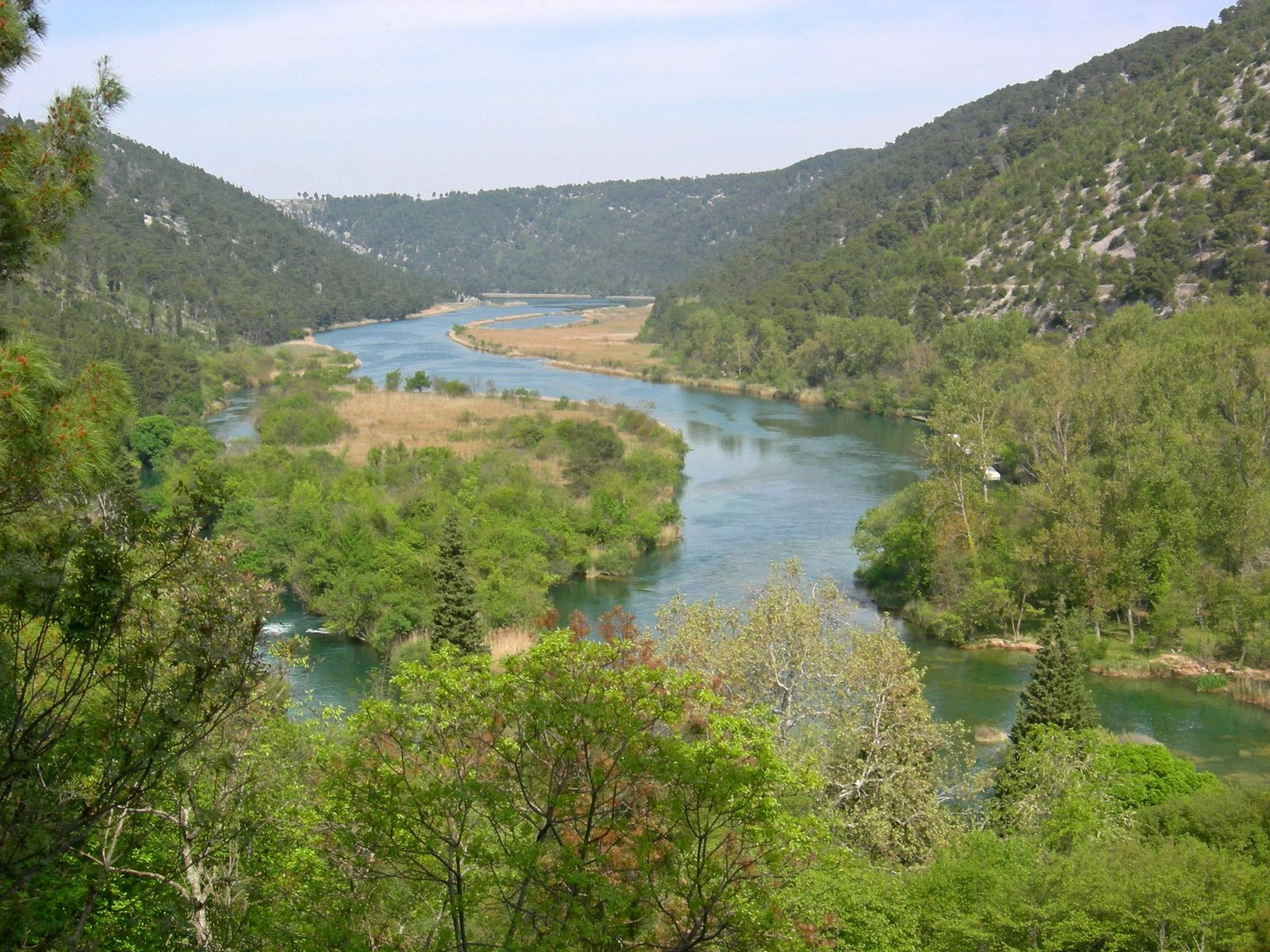 Река в Национальном парке, Хорватия – фотографии Хорватии