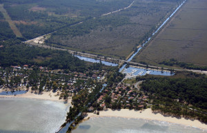 Панорамный вид в Бикарроссе, Франция – фотографии Франции