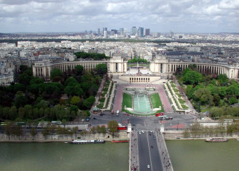 Панорамный вид в Париже, Франция. Фото 28 – фотографии Франции