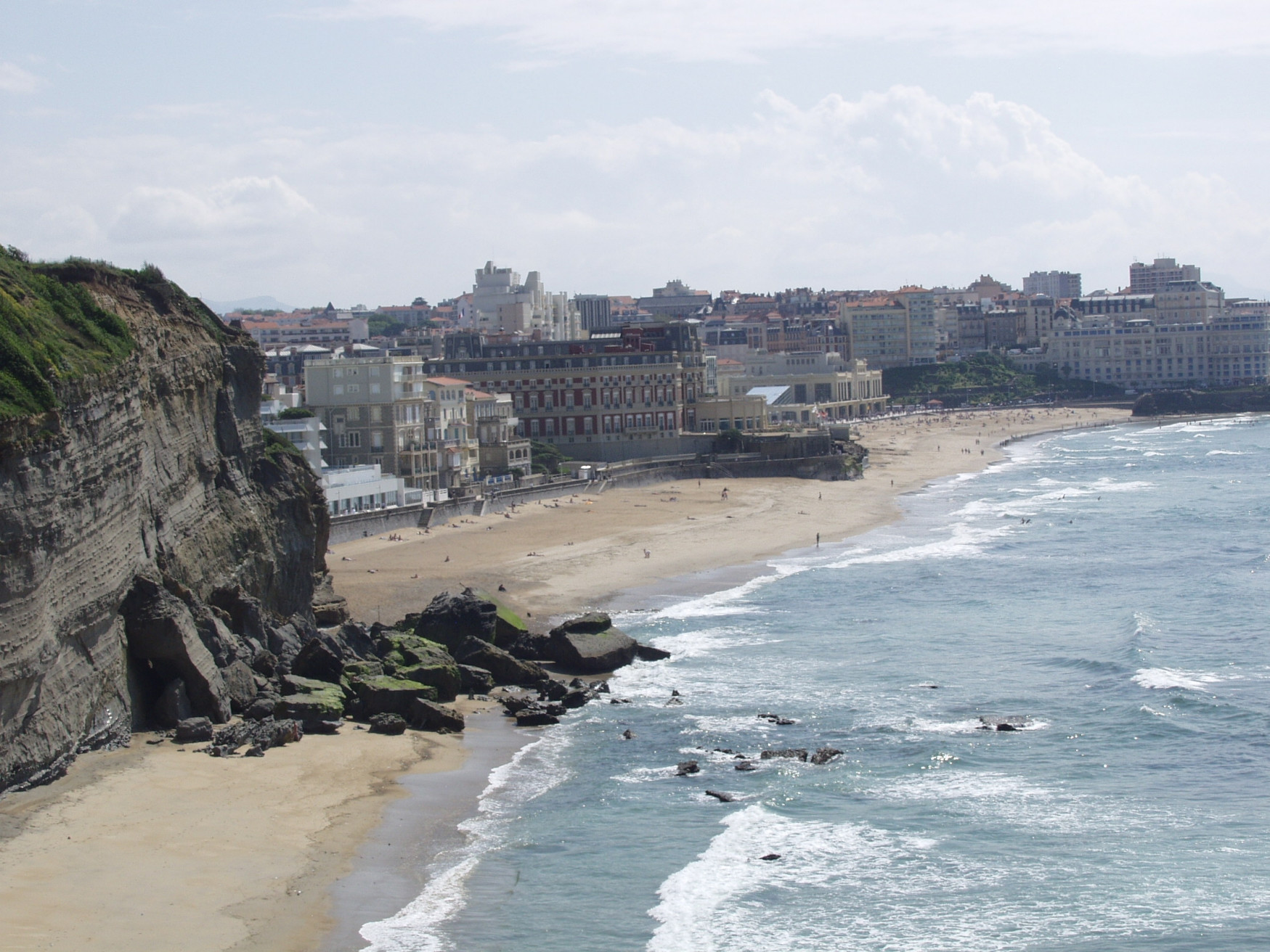 Пляж в Биаррице, Франция. Фото 2 – фотографии Франции