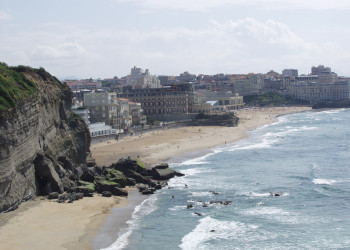 Пляж в Биаррице, Франция. Фото 2 – фотографии Франции