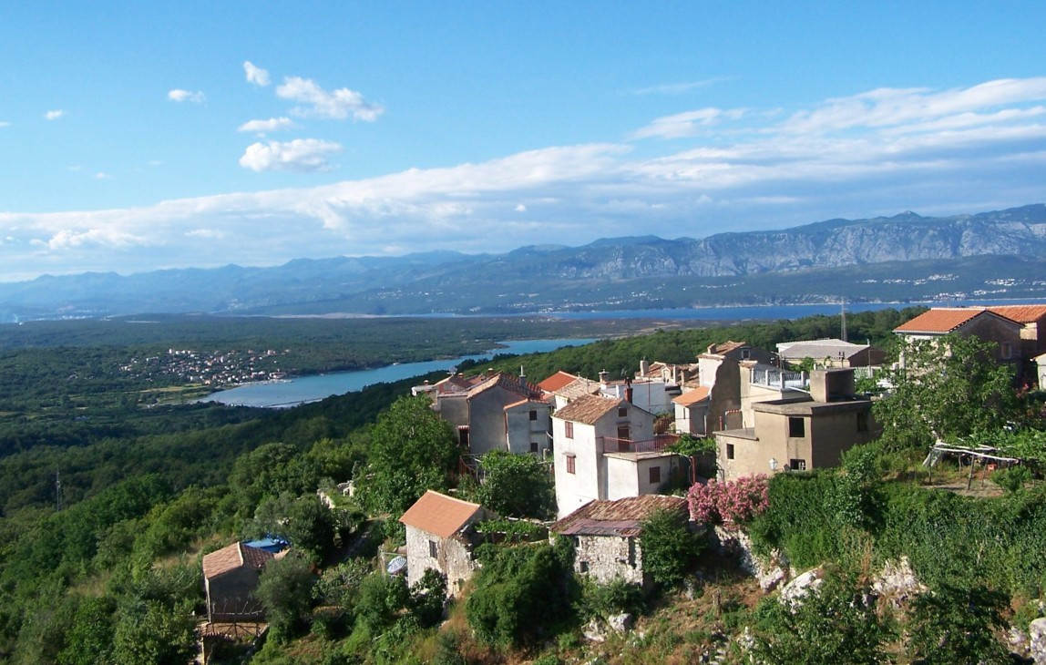 Панорамный вид в Добринь, Хорватия. Фото 3 – фотографии Хорватии