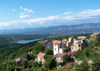 Панорамный вид в Добринь, Хорватия. Фото 3 – фотографии Хорватии