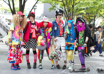 Стильная молодёжь из района Харадзюку в Токио. Фото 4 – фотографии Японии