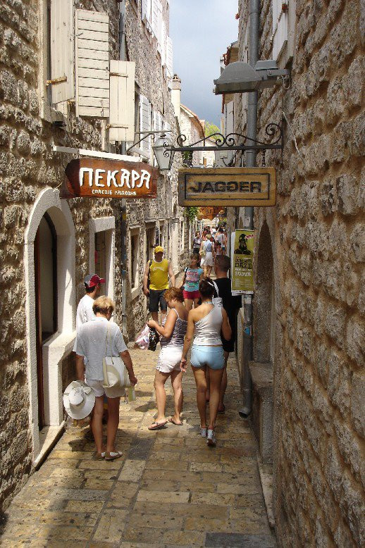 Туристы в Будва, Черногория. Фото 1 – фотографии Черногории