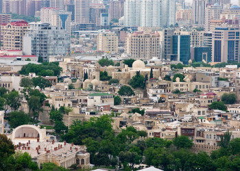 Вид на старый город в Баку. Фото 1 – фотографии Азербайджана