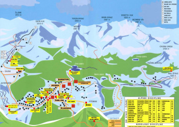 Карта Национального парка, Черногория – фотографии Черногории