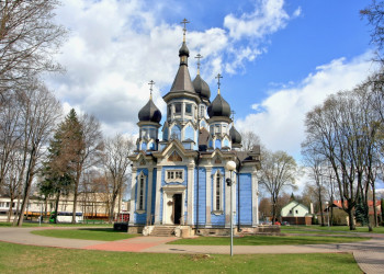 Русская церквушка в городе Друскининкай – фотографии Литвы
