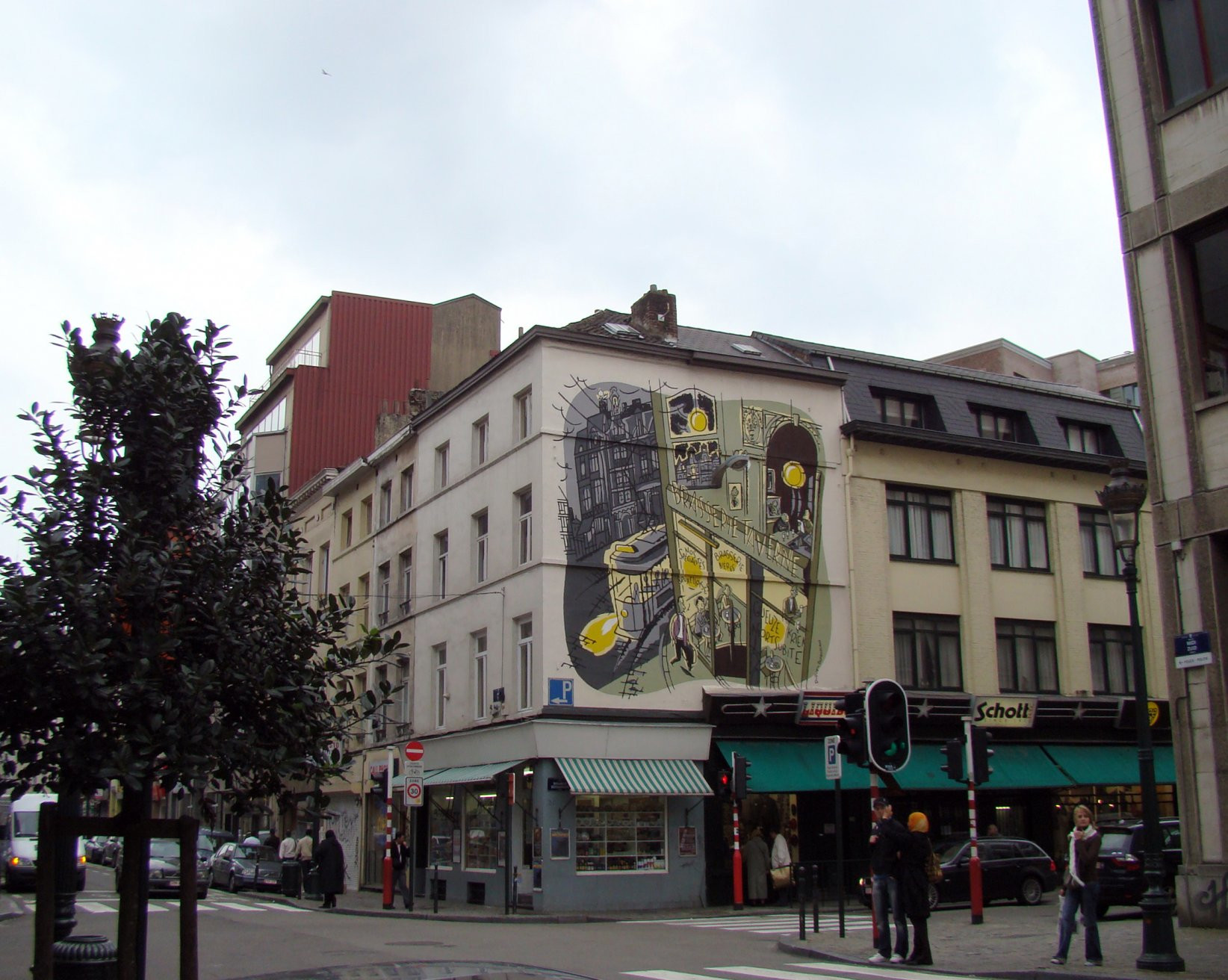 Улица в Брюсселе, Бельгия. Фото 6 – фотографии Бельгии