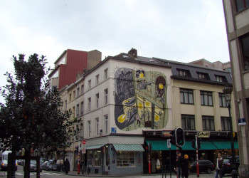 Улица в Брюсселе, Бельгия. Фото 6 – фотографии Бельгии