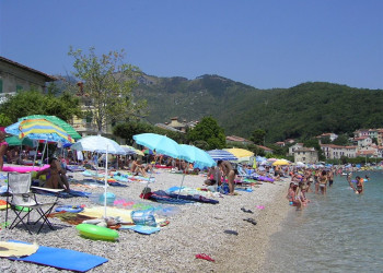 Пляж в Ловране, Хорватия. Фото 1 – фотографии Хорватии