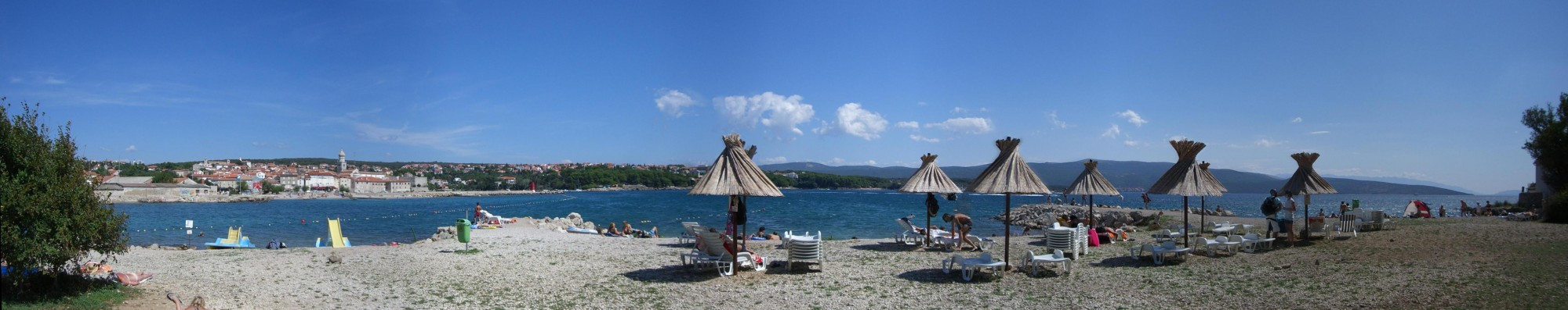 Пляж в Крк, Хорватия – фотографии Хорватии