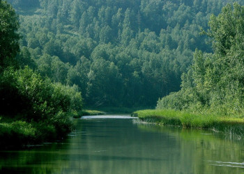 Река в Бердские скалы, Россия – фотографии России