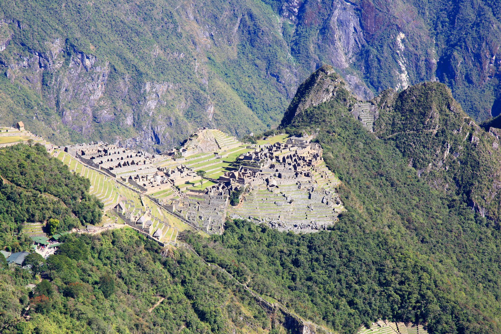 Панорама Мачу-Пикчу – фотографии Перу
