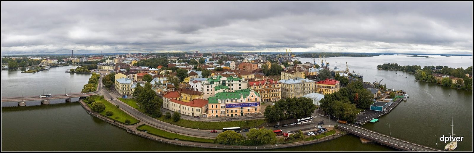 Панорамный вид в Выборге, Россия – фотографии России