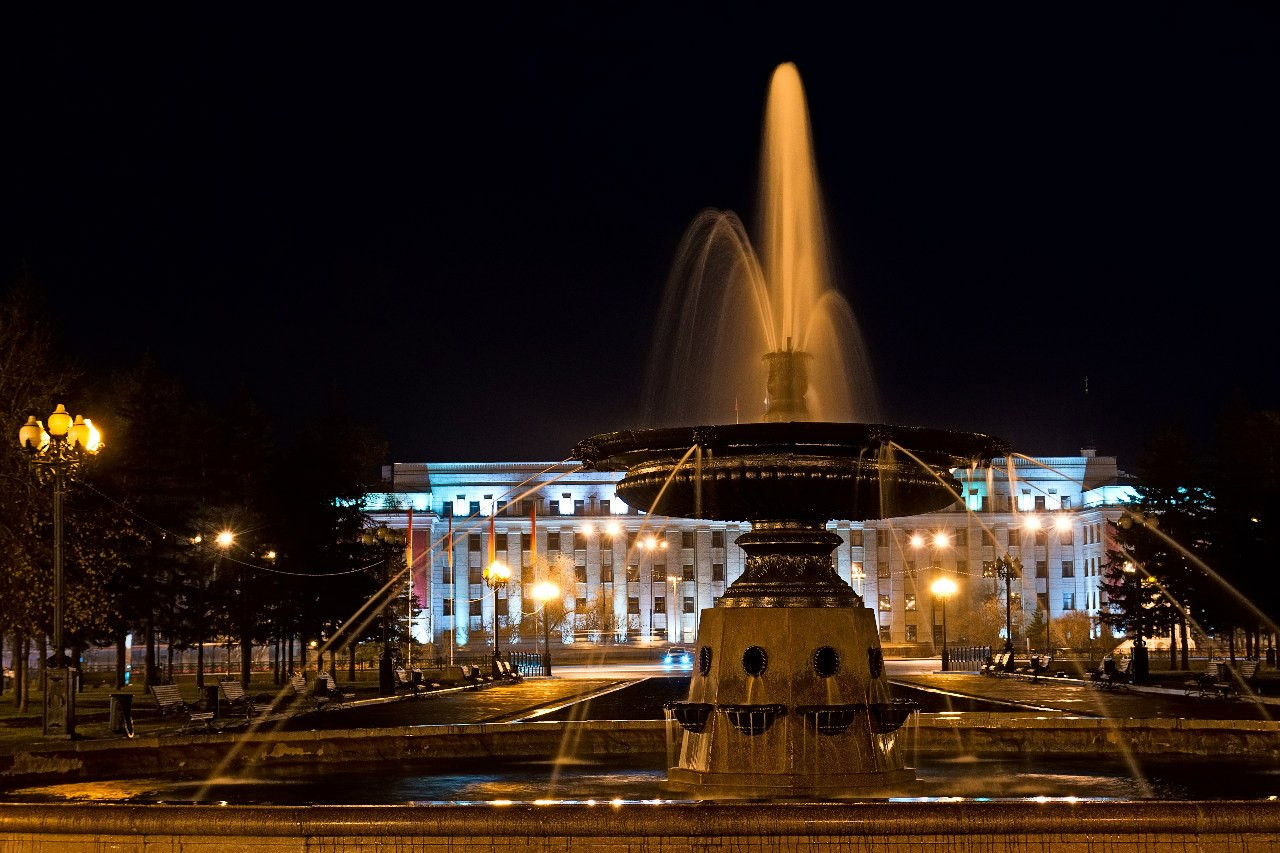 Сквер Кирова в Иркутске, Россия. Фото 1 – фотографии России