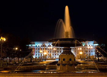 Сквер Кирова в Иркутске, Россия. Фото 1 – фотографии России