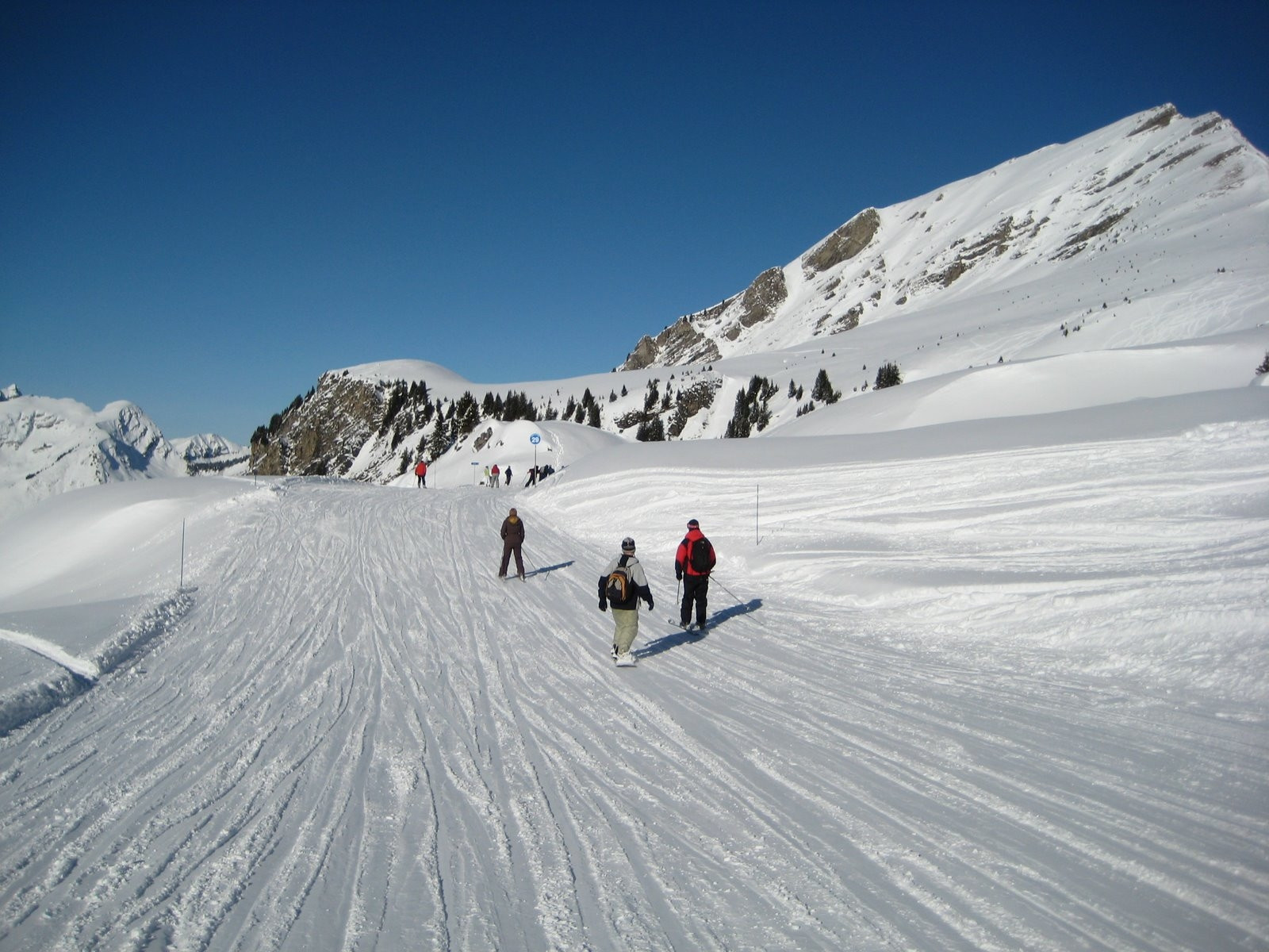 Лыжная трасса в Авориазе, Франция – фотографии Франции