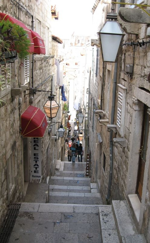 Улица в Дубровнике, Хорватия. Фото 19 – фотографии Хорватии