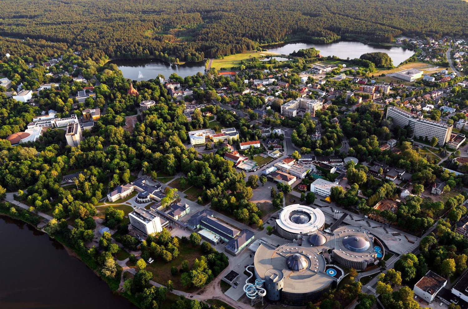 Друскининкай, вид сверху – фотографии Литвы