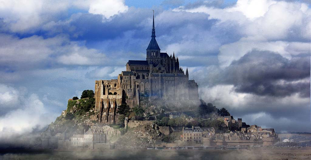Чудесный остров-крепость Мон-Сен-Мишель – фотографии Франции