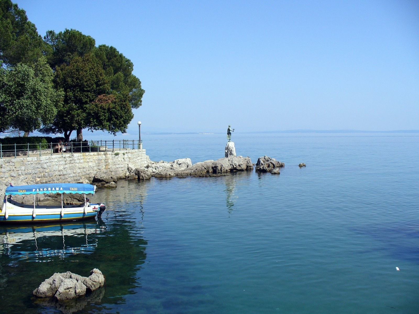 Набережная в Опатии, Хорватия – фотографии Хорватии