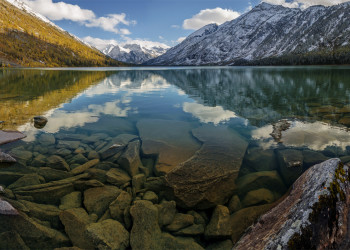 Мультинские озёра в Горном Алтае – фотографии России