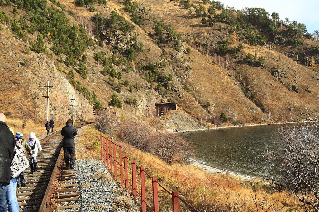 Кругобайкальская железная дорога или КБЖД – фотографии России