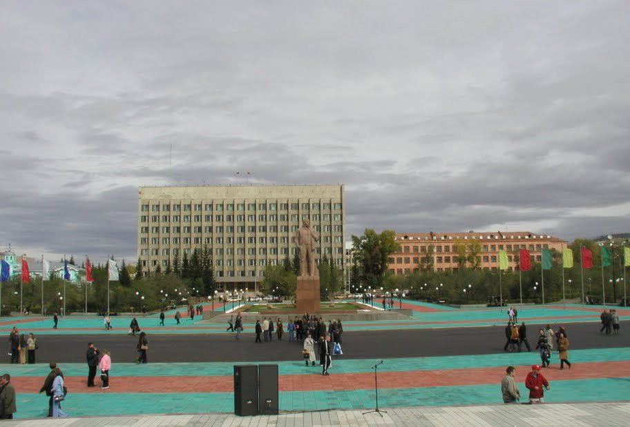 Площадь в Чите, Россия – фотографии России
