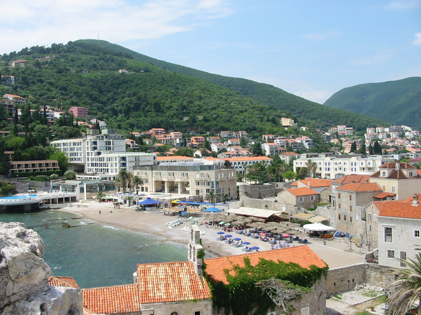 Панорамный вид в Будва, Черногория. Фото 36 – фотографии Черногории