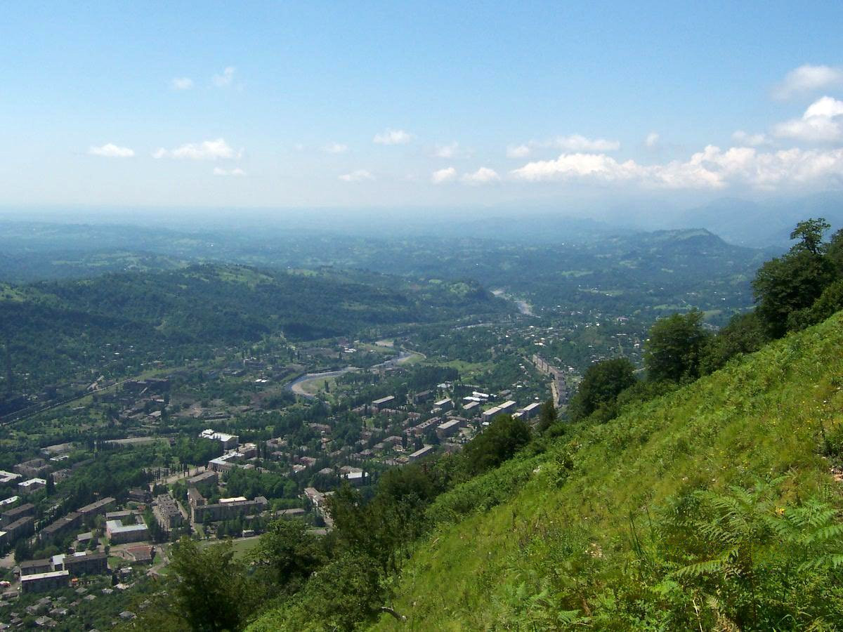 Панорамный вид города, Абхазия. Фото 3 – фотографии Абхазии