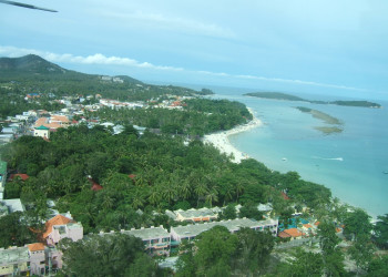 Панорамный вид в Чавенг-Бич, Тайланд – фотографии Таиланда