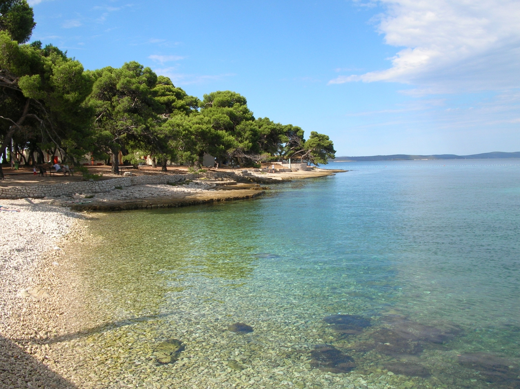 Море в Петрчане, Хорватия – фотографии Хорватии