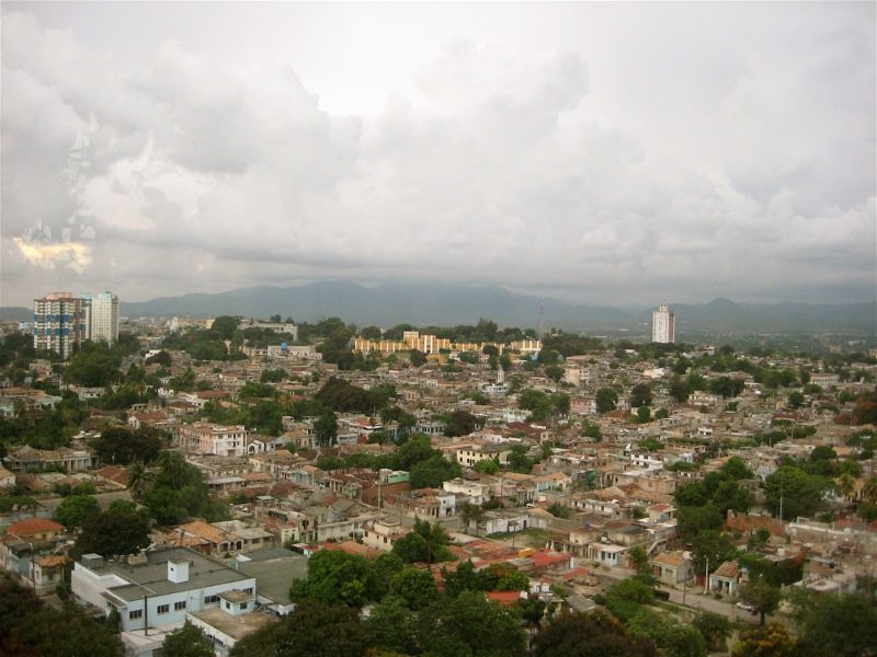 Панорамный вид в Сантьяго-де- Куба, Куба – фотографии Кубы