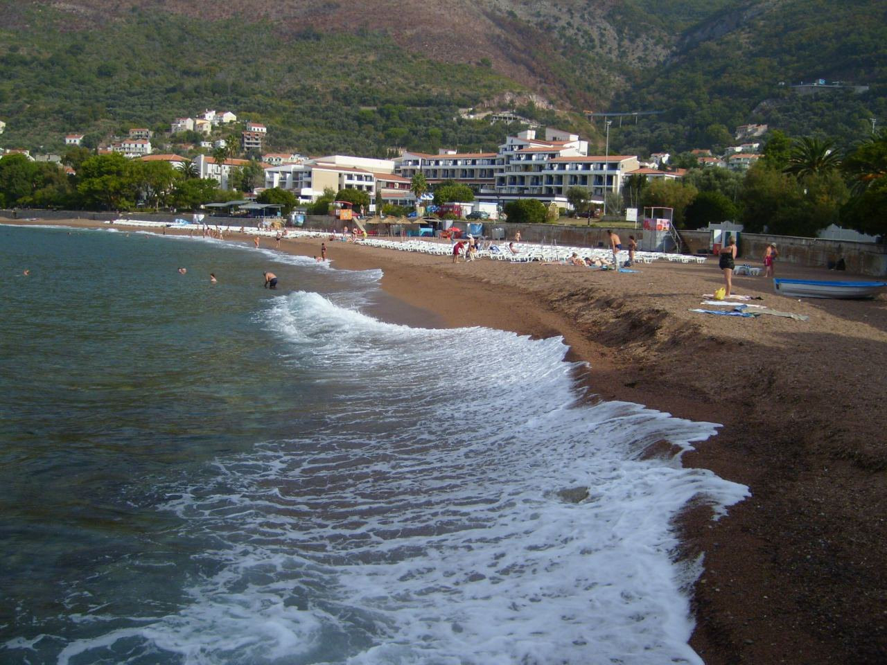 Пляж в Петровац, Черногория. Фото 28 – фотографии Черногории