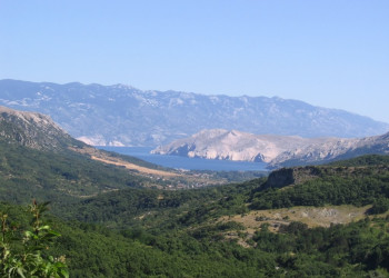 Панорамный вид на острове Крк, Хорватия – фотографии Хорватии