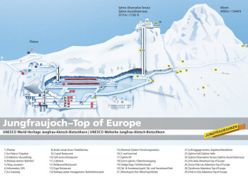 Юнгфрауйох - самый высокий вокзал в Европе – фотографии Швейцарии