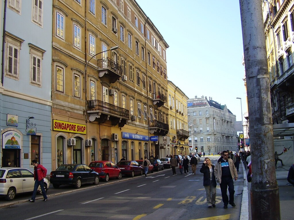 Улица в Риека. Хорватия. Фото 7 – фотографии Хорватии