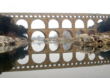 Акведук Пон-дю-Гар, Франция – фотографии Франции