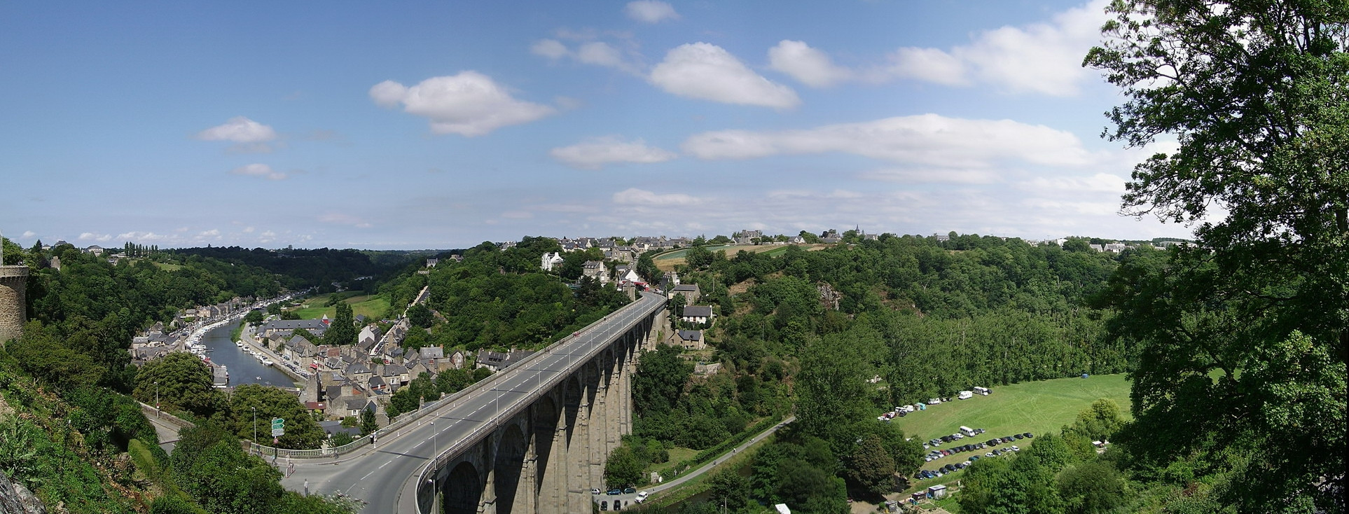 Панорамный вид в Динане, Франция. Фото 4 – фотографии Франции