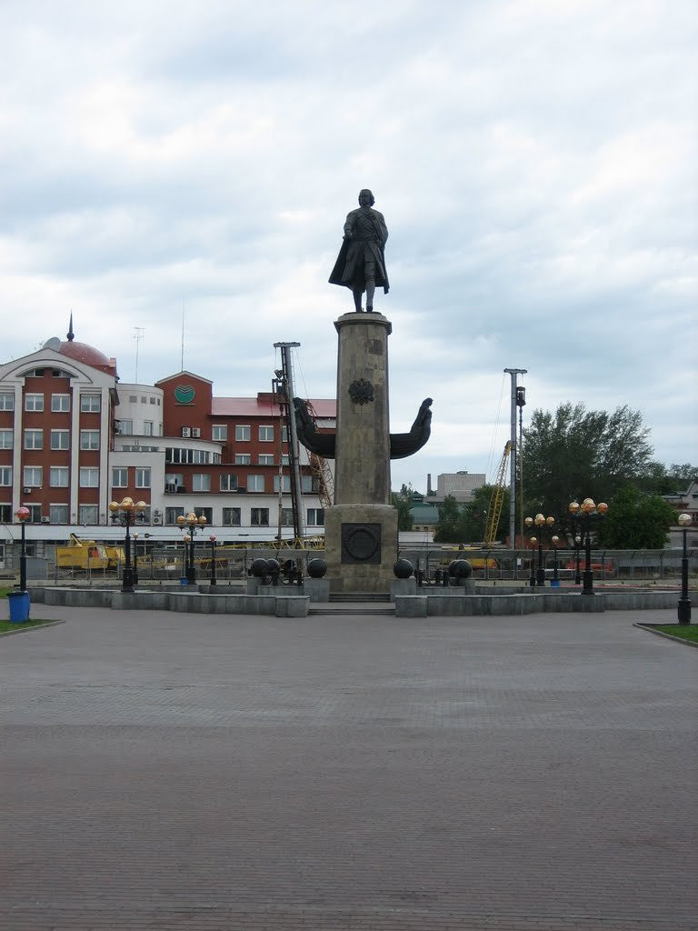 Памятник Петру 1 в Липецке, Россия. Фото 5 – фотографии России