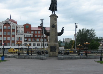 Памятник Петру 1 в Липецке, Россия. Фото 5 – фотографии России