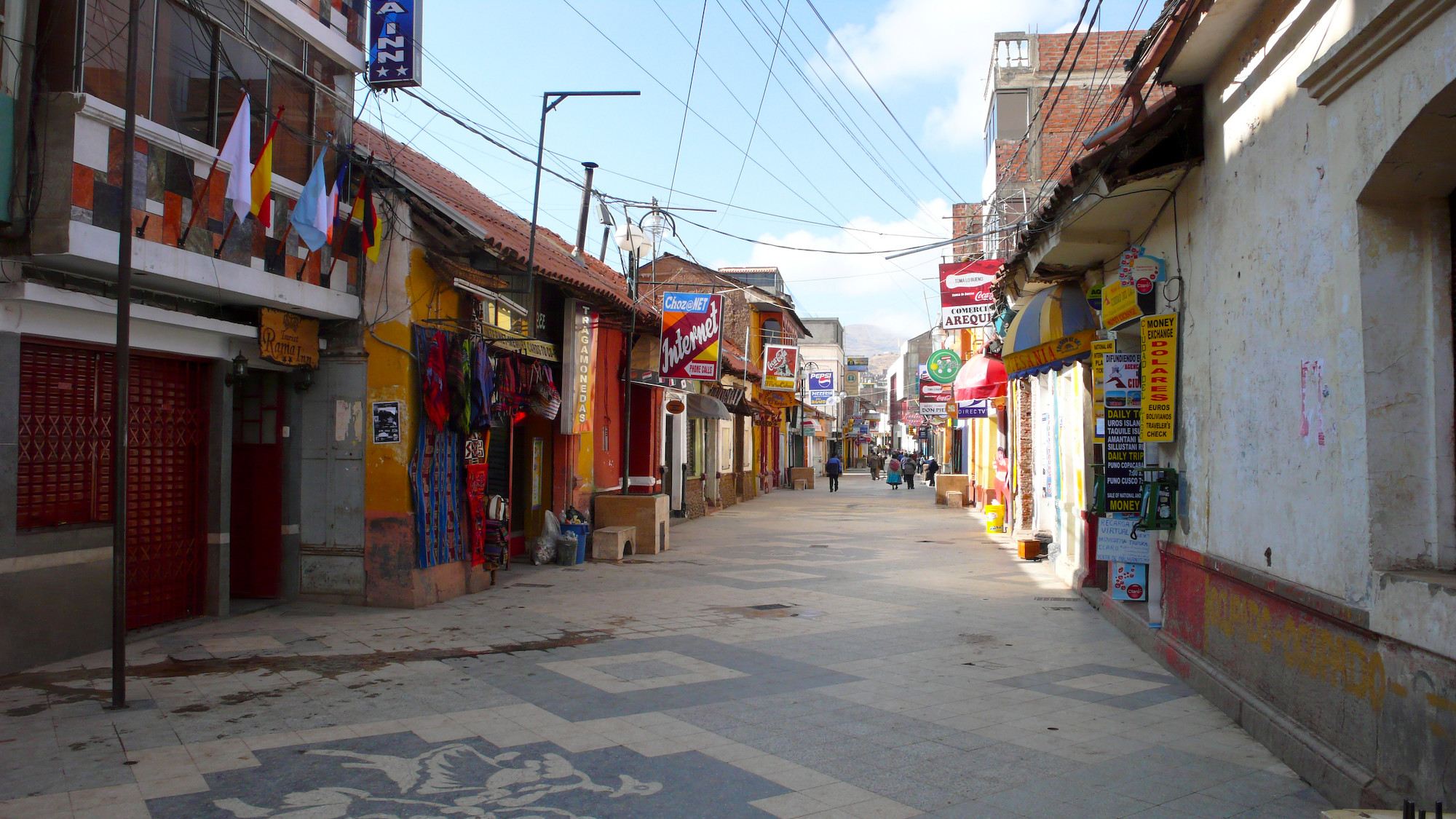 Улицы городка Пуно – фотографии Перу