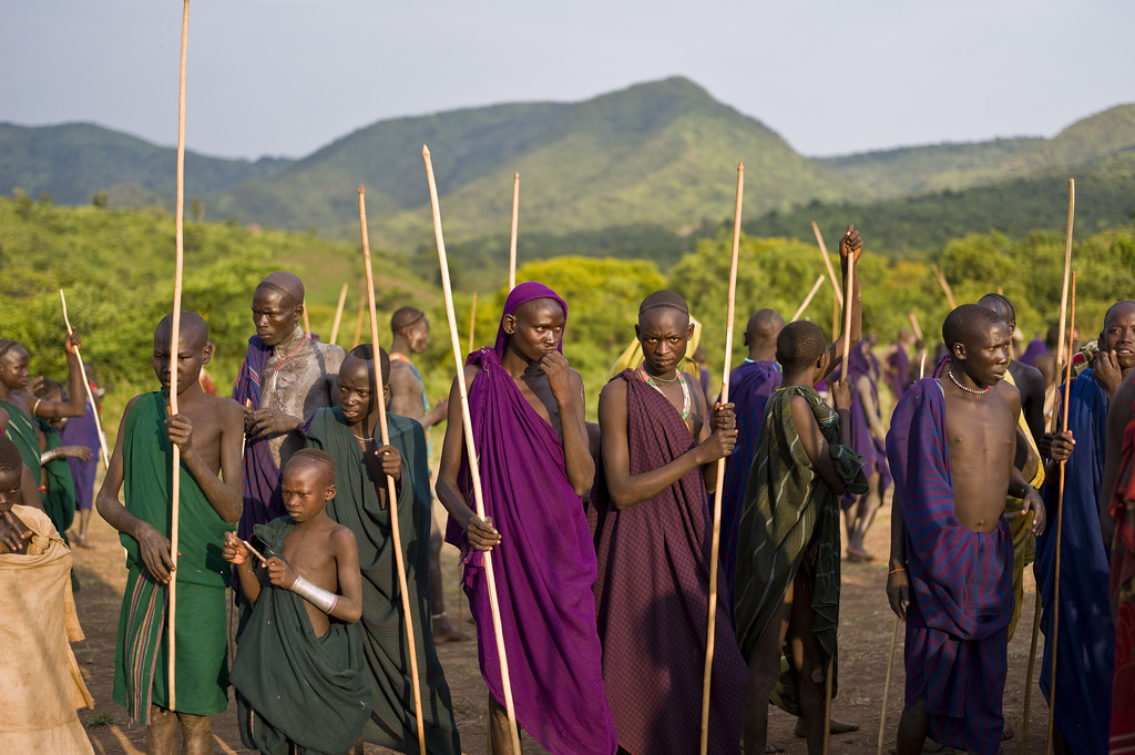 Аборигены в национальном парке Омо, Эфиопия. Фото 1 – фотографии Эфиопии