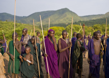 Аборигены в национальном парке Омо, Эфиопия. Фото 1 – фотографии Эфиопии