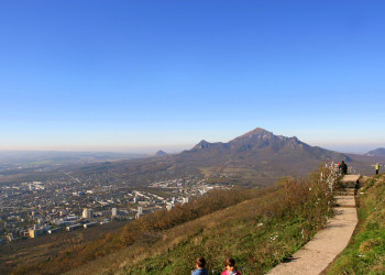 Вид на Пятигорск – фотографии России